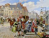 Paris Street in the time of Louis XIV